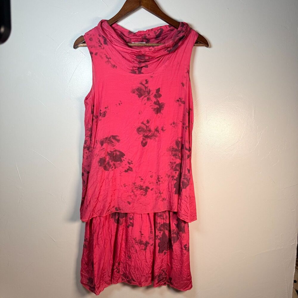 Femme Fatale Silk Dress Size Medium Y2K Flapper Bohemian Evening
